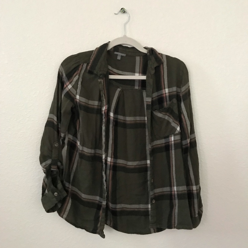Green Plaid Flannel